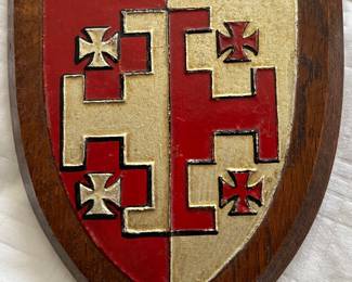 Old Denstone College School Uttoxeter Denstonians University Plaque Shield ArmsA