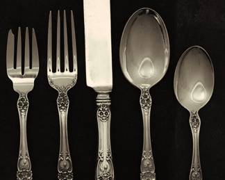 OLD BUTTERCUP sterling service for 12!