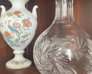 Wedgewood collection and cut glass