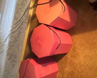 Boxes of wigs