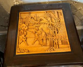 ASIAN MOTIF STORAGE TABLE