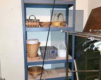 Very nice tall metal shelving rack