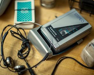 Sanyo Cassette Player - Works