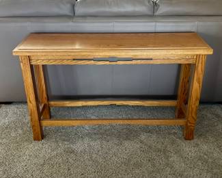 Sofa table - made by homeowner 