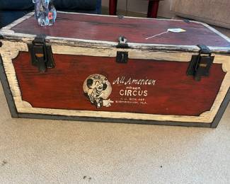 Hand painted trunk 