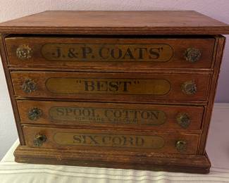 Antique spool  Chest 