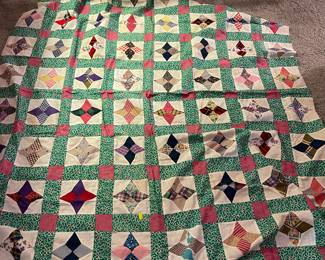 Quilt some finished some not - but the hard work is already done 