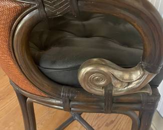 side view  of bar stools