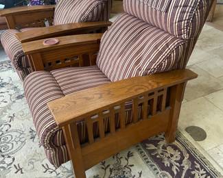 side view of stickley chairs