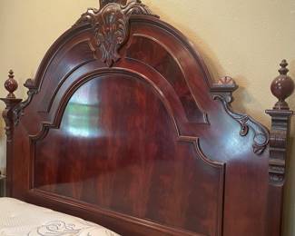 large king bed  set have huge mens dresser /chest of drawers and armoire- sold sep 