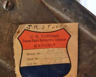 Label on the Bottom of the "Bronze"