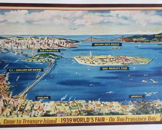 1939 Treasure Island World's Fair Poster