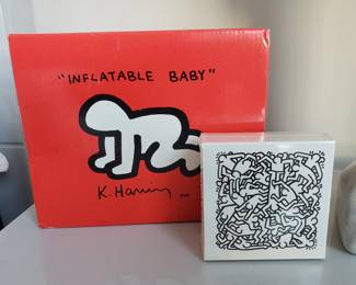 Keith Haring "Inflatable Baby" & "Party of Life Puzzle," both un-opened!