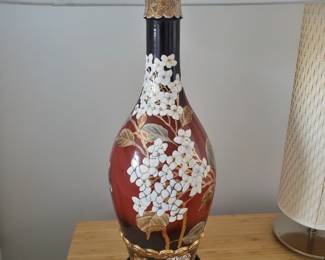 Vintage Japanese Vase, wired