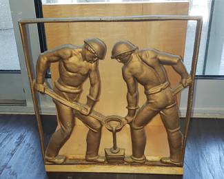 WPA Factory Workers Magazine Rack