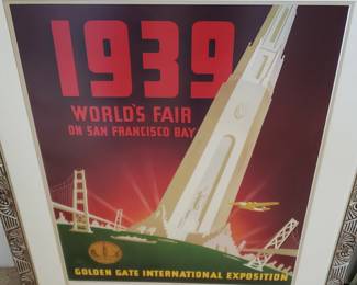 Original 1939 Golden Gate Expo Poster (we have the rare smaller version, as well)