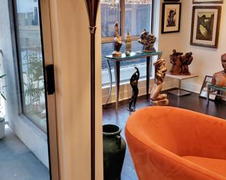 Smashing Copper Art Deco Torshere