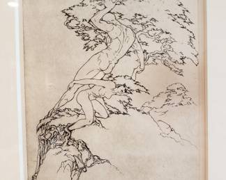 Etching by Perham Nahl, 1926