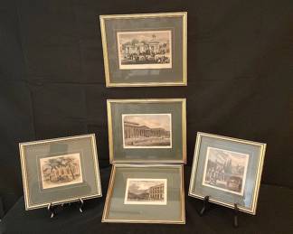 5 Prints of Old London