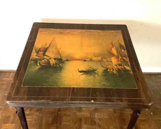 Vintage Card Table Art