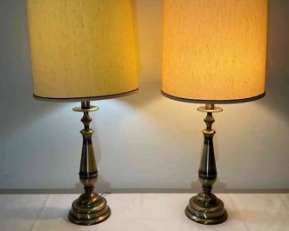 Two Brassy Lamps 