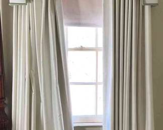 3 Sets Art Deco Custom Curtains 