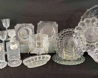 Floral Glassware 
