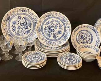 Japan Blue Onion Porcelain 