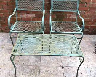 Vintage Metal Patio Set