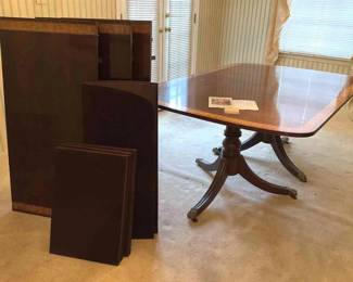 Henredon Double Pedestal Table