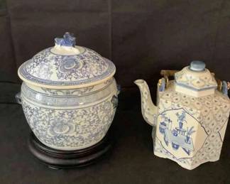 Vintage Blue and White 