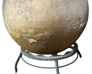 Clay Pot with Stand