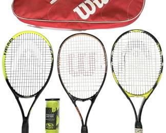 Tennis Rackets and Balls