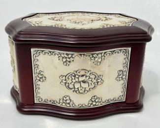 Etrog Box, Sterling Silver Inserts (HaZorim)