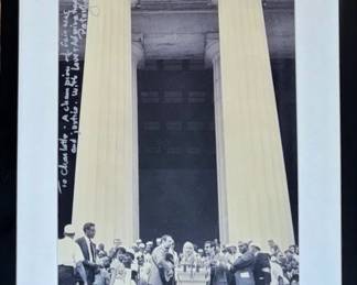 Historic March On Washington 1963, Inscribed By Peter Yarrow
