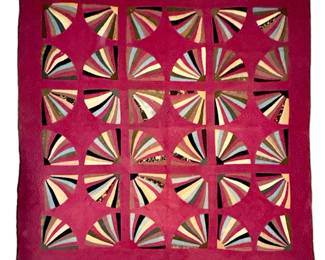 Antique Mennonite Fan Quilt