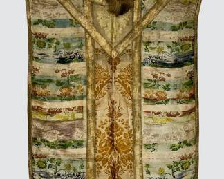 19th C. European Christian Chasuble Vestment