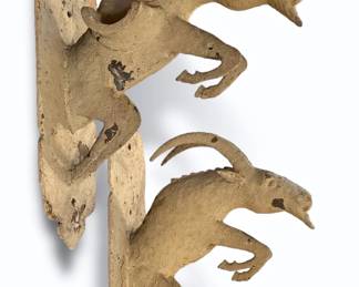 19th C. Cast Iron Architectural Elements (Rams)