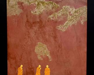 DINH QUAN (Vietnamese) THREE MONKS, 1999