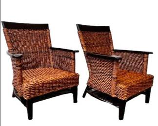 $85 USD      Set of 2 Pier 1 Imports Rattan Wicker Side Chair WDI224-14    Transform your dining space with these stylish and versatile Pier 1 Imports Rattan Side Chairs. Crafted from high-quality rattan, these chairs add a touch of natural elegance to any room. Perfect for indoor or outdoor use, they are a must-have for any gathering or cozy dinner at home.

Dimensions: 28 x 26 x 35H in  |  Seat 22 x 23 x 14H in

Condition: New with tags       Location: Local pick up Portland, OR 97224.  Shipper suggestions available upon request.      https://goodbyhello.com/products/copy-of-high-tower-strand-hvass-four-white-side-chair-wdi224-13?_pos=30&_sid=f1836dac0&_ss=r