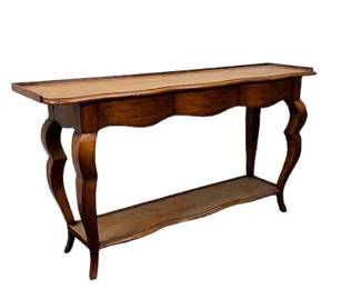 $500 USD     Baker Furniture Milling Road Wood Console Buffet Table WDI224-23     Elevate your dining experience with the luxurious Baker Furniture/ Milling Road Console/Buffet. With its sleek design and ample storage space, this piece serves as both a stylish console and functional buffet. 

Materials: Fruitwood. Unaltered, Some Imperfections. Light wear consistent with age.

Dimensions: 68 x 18 x 36H in

Condition: Used and in good condition. Signs of wear commensurate of use and age. 

Location: Local pick up Portland, OR 97224.  Shipper suggestions available upon request.      https://goodbyhello.com/products/copy-of-brown-jordan-metal-chair-w-rocker-wdi224-22?_pos=22&_sid=f1836dac0&_ss=r