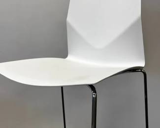 $100 USD     Hightower FOURCast Design White Counter Stool WDI224-6    Timeless, durable, and afordable, the FourCast®2 Chair series is a highly customizable seating collection that is suited for countless solutions. The iconic V-back design in FourCast®2 not only adds geometric interest, but contributes to a flexible and comfortable seat. The polypropylene material has enough give to adapt to a user while also being able to withstand high use and contributes to a modern and functional space.

Dimensions: 17 x 17 x 42H in  |  Seat 19 x 17 x 28.5H in

Condition: New with tags

Location: Local pick up Portland, OR 97224.  Shipper suggestions available upon request.      https://goodbyhello.com/products/copy-of-highmark-black-counter-stool-wdi224-5?_pos=10&_sid=f1836dac0&_ss=r