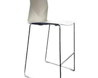 $100 USD     Hightower FOURCast Design White Counter Stool WDI224-6    Timeless, durable, and afordable, the FourCast®2 Chair series is a highly customizable seating collection that is suited for countless solutions. The iconic V-back design in FourCast®2 not only adds geometric interest, but contributes to a flexible and comfortable seat. The polypropylene material has enough give to adapt to a user while also being able to withstand high use and contributes to a modern and functional space.

Dimensions: 17 x 17 x 42H in  |  Seat 19 x 17 x 28.5H in

Condition: New with tags

Location: Local pick up Portland, OR 97224.  Shipper suggestions available upon request.      https://goodbyhello.com/products/copy-of-highmark-black-counter-stool-wdi224-5?_pos=10&_sid=f1836dac0&_ss=r