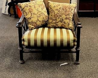 $250 USD      Brown Jordan Campaign Grande Outdoor Striped Chair Rocker WDI224-22     Enhance your outdoor space with Brown Jordan's Campaign Grande Chair, featuring a built-in rocker for added comfort. Crafted with durable materials, this chair is designed to withstand the elements and bring style to your patio. Relax and unwind in this luxurious and stylish addition to your home outside or in!

Dimensions: 35 x 34 x 32H in  |  30 x 24 x 18H in

Condition: Used and in good condition. Signs of wear commensurate of use and age. 

Location: Local pick up Portland, OR 97224.  Shipper suggestions available upon request.     https://goodbyhello.com/products/copy-of-modern-open-bookcase-wdi224-21?_pos=23&_sid=f1836dac0&_ss=r