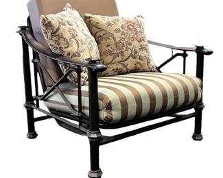 $250 USD      Brown Jordan Campaign Grande Outdoor Striped Chair Rocker WDI224-22     Enhance your outdoor space with Brown Jordan's Campaign Grande Chair, featuring a built-in rocker for added comfort. Crafted with durable materials, this chair is designed to withstand the elements and bring style to your patio. Relax and unwind in this luxurious and stylish addition to your home outside or in!

Dimensions: 35 x 34 x 32H in  |  30 x 24 x 18H in

Condition: Used and in good condition. Signs of wear commensurate of use and age. 

Location: Local pick up Portland, OR 97224.  Shipper suggestions available upon request.     https://goodbyhello.com/products/copy-of-modern-open-bookcase-wdi224-21?_pos=23&_sid=f1836dac0&_ss=r