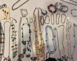 A Collection Of Lovely Costume Jewelry 