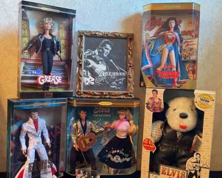 Barbie Elvis, Wonder Woman  Grease 