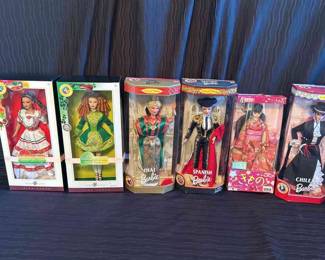International Barbies And Jenny Doll