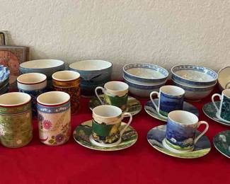 Van Gogh Expresso Cups Decor Items