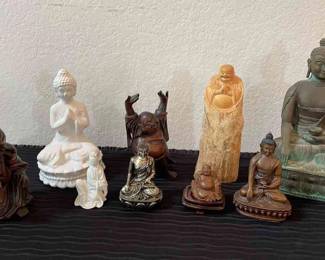 Vtg. Collection Of Buddhas, Asian God Bodhisattva Kwan Yin